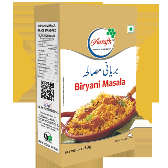 Aromatic Biryani Masala - Perfect Blend for Flavorful Biryani-50g (Pack of 4)