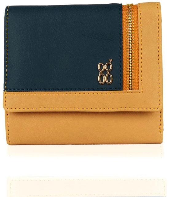 Baggit Faux Leather Yellow Womens Three fold Wallet ( Pack of 1 ) - Yellow