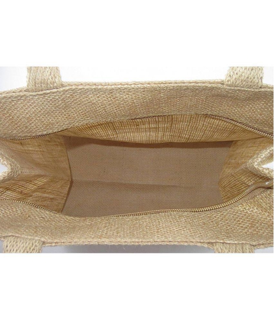 Style Smith - Assorted Jute Lunch Bag Pack of 1 - Assorted