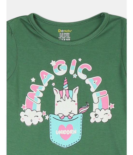 Donuts - Green Baby Girl T-Shirt ( Pack of 1 ) - None