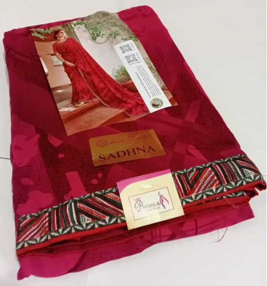 Kashvi Sadhna Stylish Ethnic Wear Georgette Saree