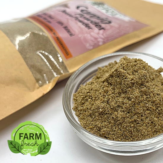 Jeera Dhaniya Powder Combo: Cumin Powder + Coriander Powder