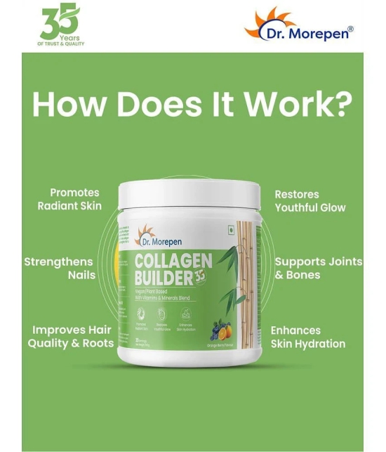 Dr. Morepen Strong Hair & Glowing Skin Combo : Plant Based Collagen Powder With Biotin+ (250 G)