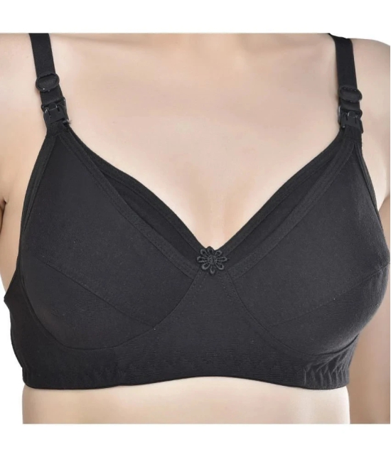 Desiprime Poly Cotton Everyday Bra - Black Single - 38B