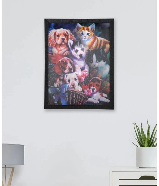 Saf 5D Animal Painting With Frame