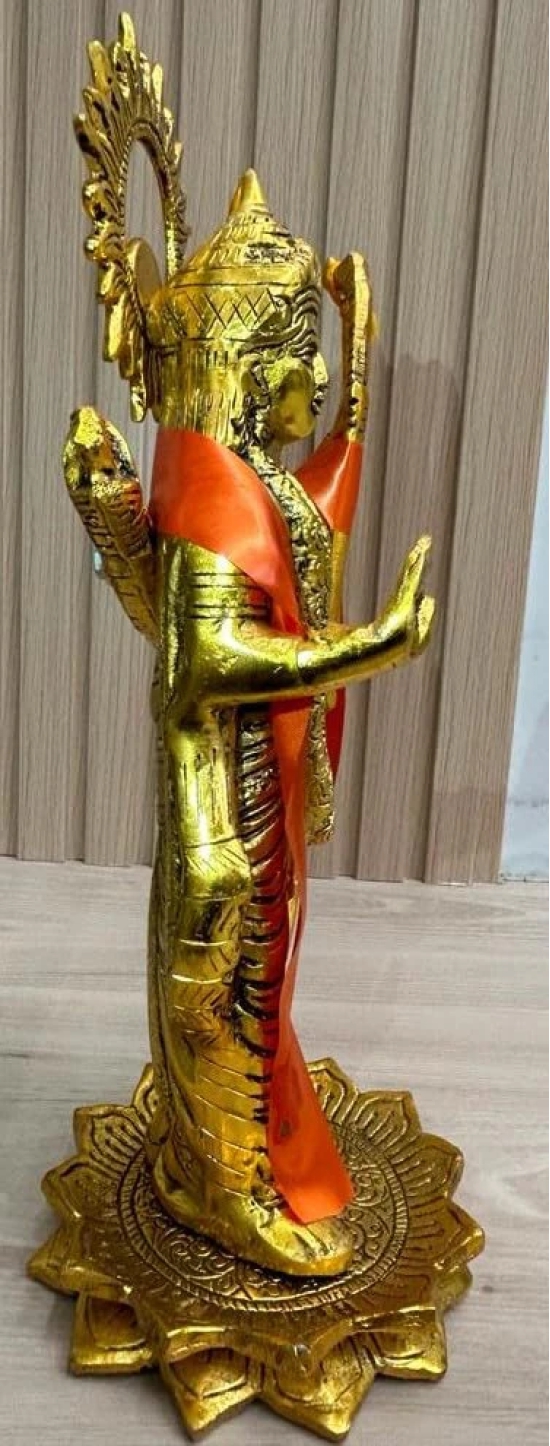 Aarna Creations Hand Crafted Metal Ram Idol| Sacred Ram Murti| Antique and Beautiful Ram Idol