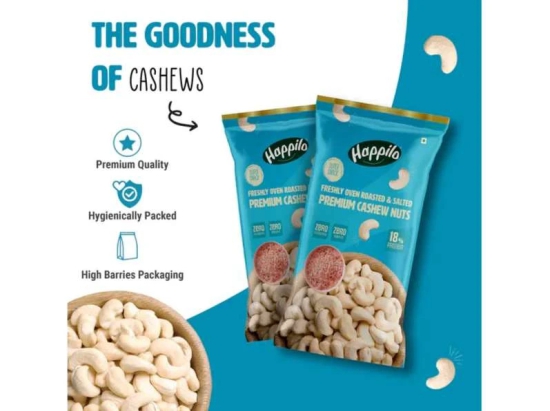 Happilo Smart Snack Salted Cashews 18g