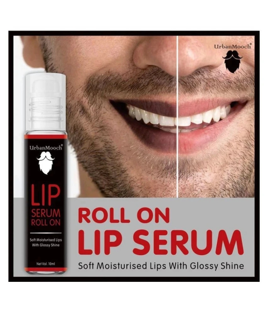 UrbanMooch Advanced Brightning Lip Serum, Roll On For Glossy & Shiny Lips For Men Lip Balm red Red SPF 2 10