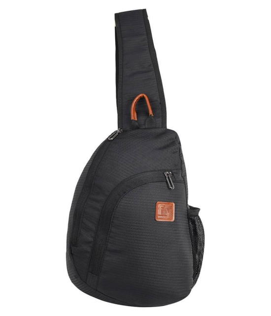 Fly Fashion Black 6 Ltrs Backpack