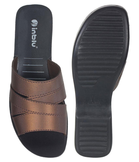 Inblu - Tan Women''s Slip On Heels - None