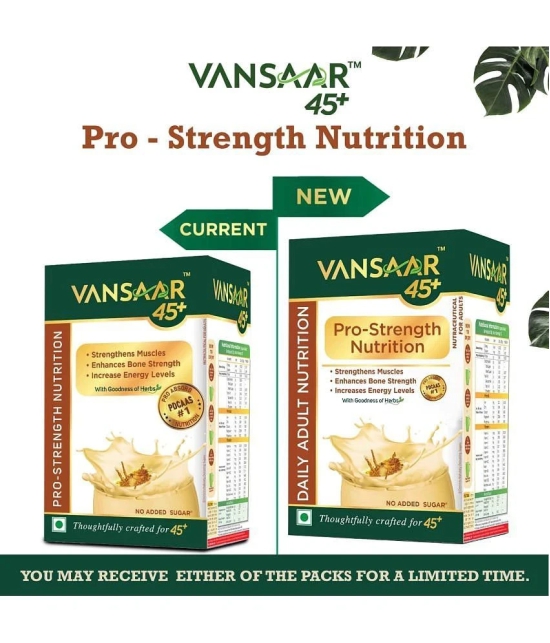 Vansaar 45+ Pro, Strength Complete Nutrition Drink For 45+ Adults, 400g