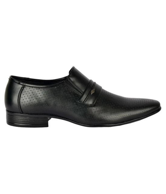 Aadi - Black Mens Slip On Formal Shoes - None