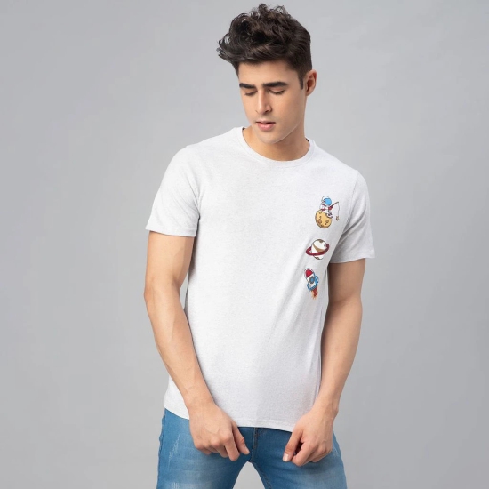 FTX Men Printed Round Neck Half Sleeve Tshirt