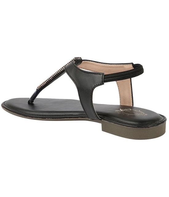 Shoetopia - Black Womens Flats - None