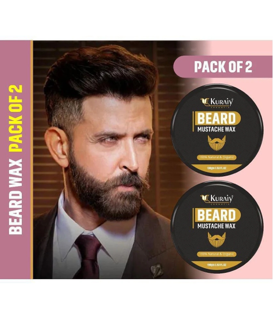 KURAIY Beard Wax 100 g Pack of 2