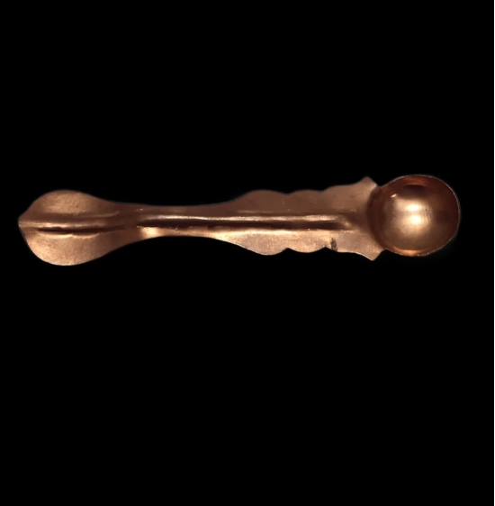 VRINDA METAL ART Copper Small Achmani  Spoon