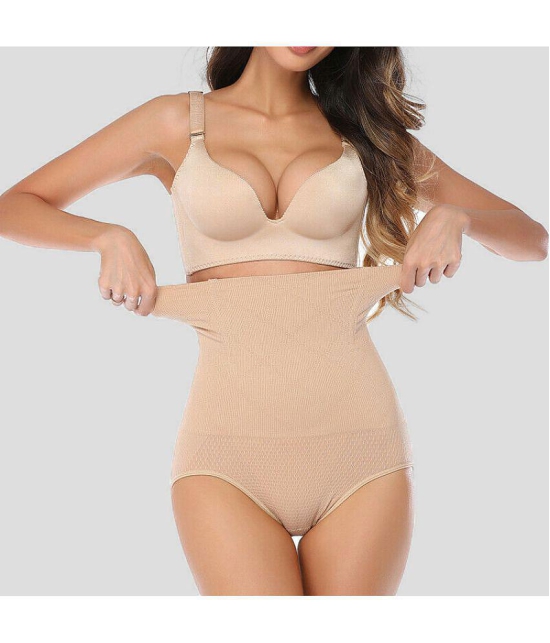 Tkeshto Beige Cotton Womens Tummy Tucker ( Pack of 1 ) - None