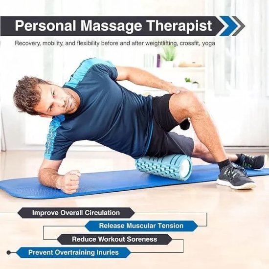 Foam Roller for Back Pain, Deep Tissue Massage & Body Pain Foam Roller for Exercise