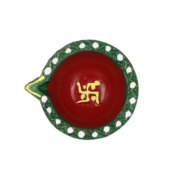 KSI Karwachauth Puja Thali Set of 5 Shringaar Items Karwa Chalni Diya Book Photo Handmade and Decorated Karwa chauth thali puja Set Fancy