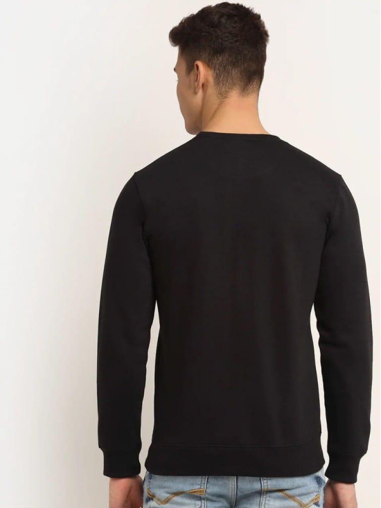 Rodamo Men Black Printed Sweatshirt