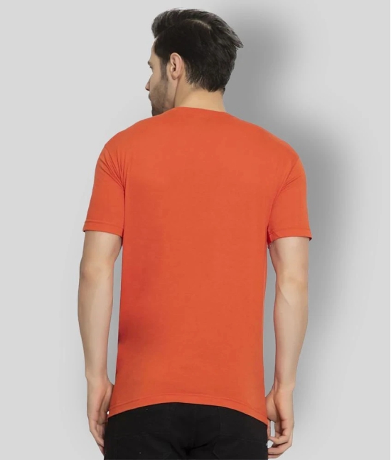 Zeffit - Cotton Blend Regular Fit Rust Mens Sports T-Shirt ( Pack of 1 ) - None