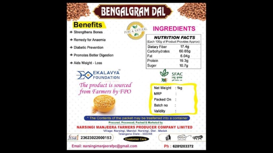 Bengal Gram Dal