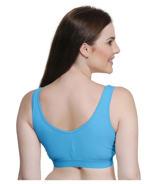 TCG Cotton Lycra Air Bra - Green - 32