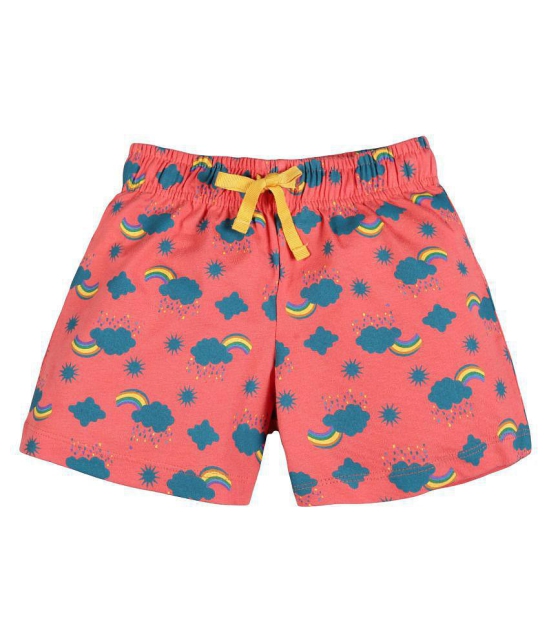 PLUM TREE - Multi Cotton Girls Bermudas ( Pack of 1 ) - None