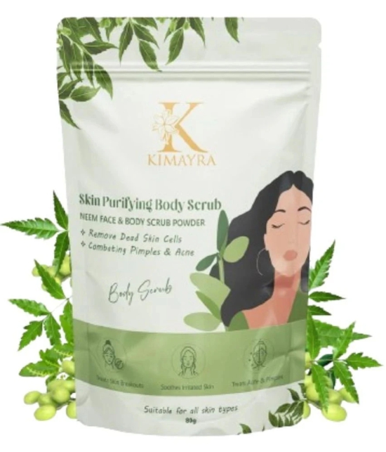 Kimayra Neem Skin Purifying Face/Body Scrub Powder-Bathing Scrub -Pimple-Free Clear Skin Scrub