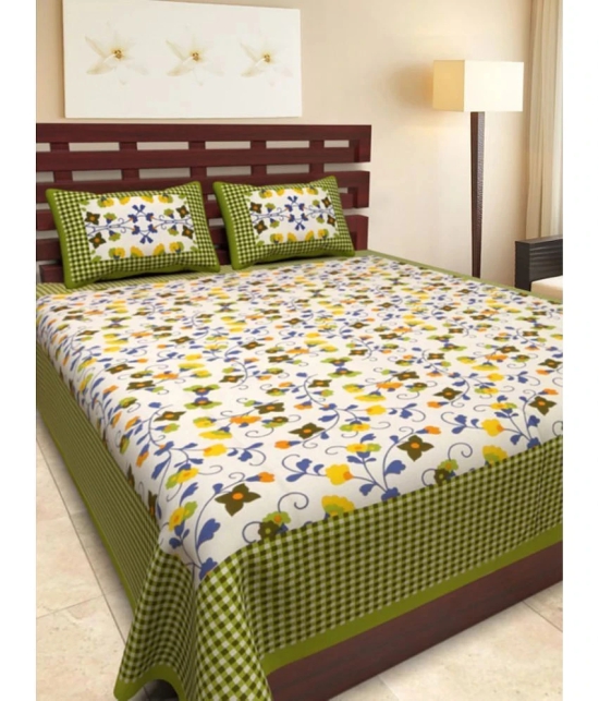 UniqChoice Double Cotton Floral Bed Sheet