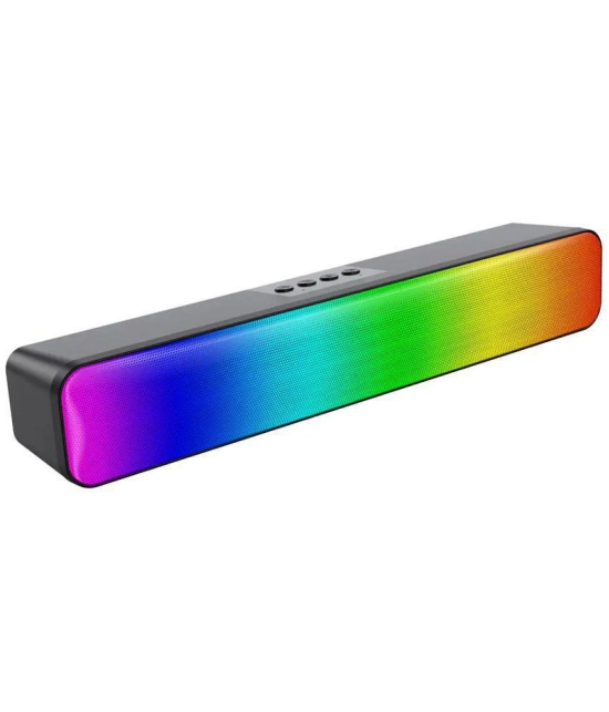 VEhop with RGB Light 10 W Bluetooth Speaker Bluetooth v5.0 with USB,SD card Slot,Aux Playback Time 8 hrs Assorted - Assorted