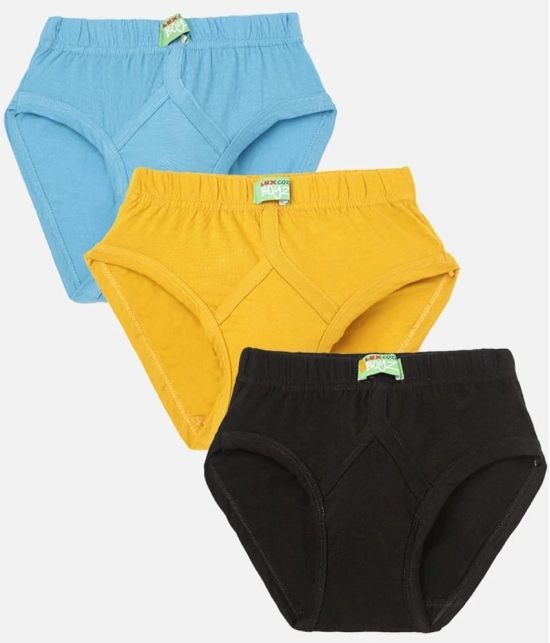 Lux Cozi - Multicolor Cotton Boys Briefs ( Pack of 3 ) - None