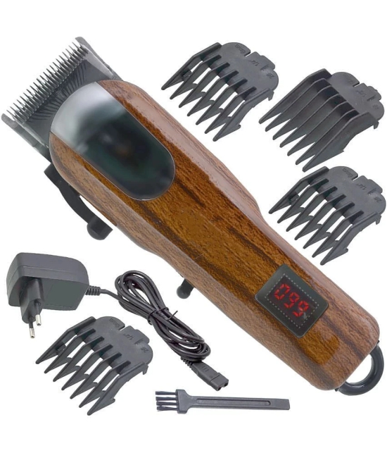 JMALL Rechargeable Trimmer Brown Cordless Clipper With 40 minutes Runtime