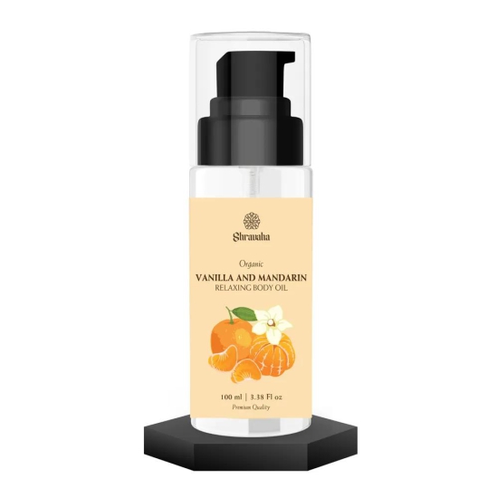 Organic Vanilla & Mandarin Relaxing Body Oil-100ML