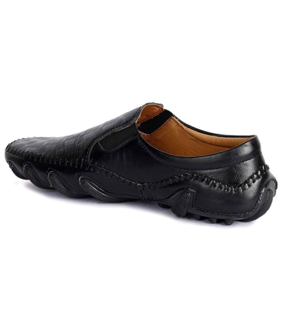 Aadi - Black Mens Slip on - 9