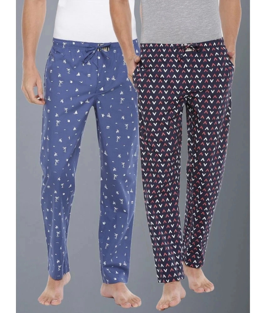 Force NXT Pack of 2 Pyjamas ( Multi ) MNAL-591-PO2-BLKIRIS-TRUENVY - XL