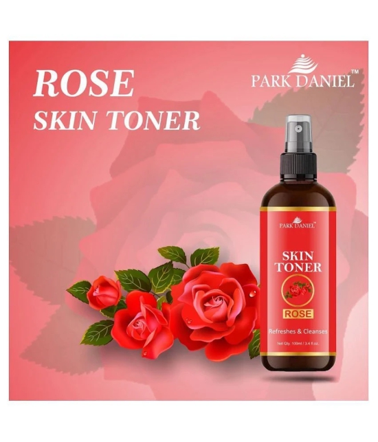 Park Daniel   Rose & Green Tea Skin Toner-  For Men & Women Astringent 200 mL Pack of 2