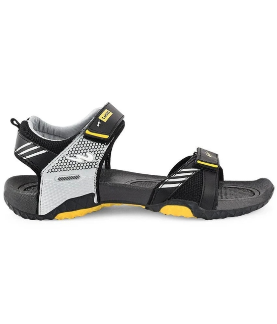 Campus - Black Mens Floater Sandals - None