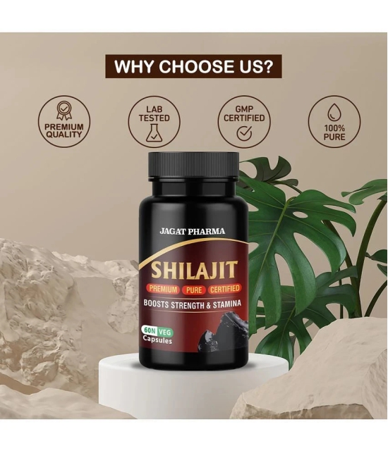 JAGAT PHARMA Shilajit Capsule 120 no.s