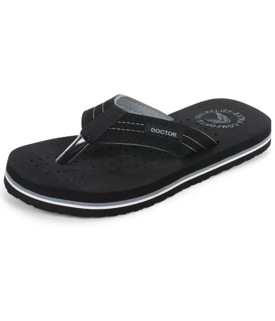 DOCTOR EXTRA SOFT - Black EVA Daily Slipper - None