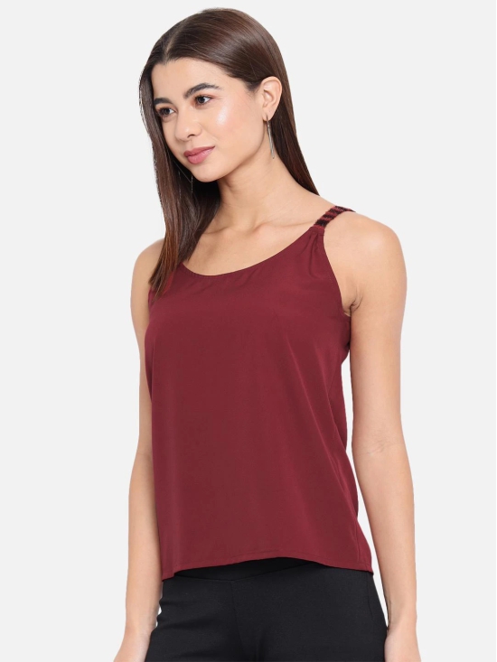 ALL WAYS YOU Women Top Crepe fabric  Red XS