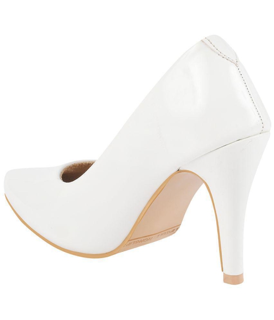 Shoetopia - White Women''s Pumps Heels - None