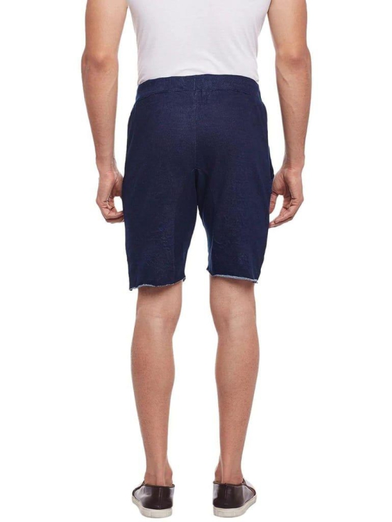 Rodamo  Men Blue Slim Fit Shorts