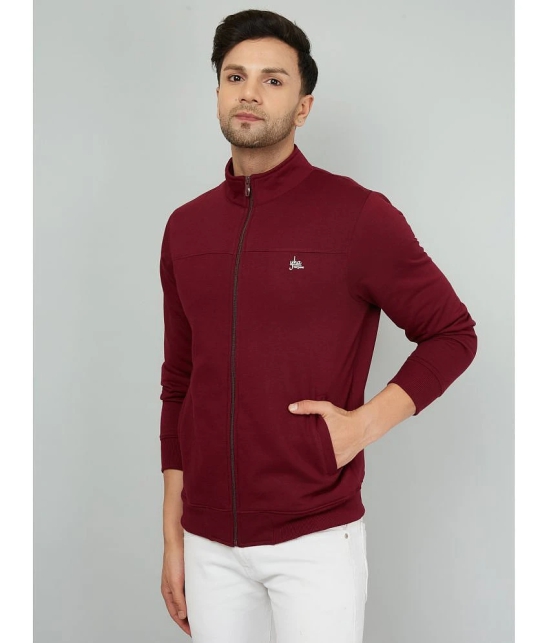 YHA Fleece Mens Casual Jacket - Wine ( Pack of 1 ) - None