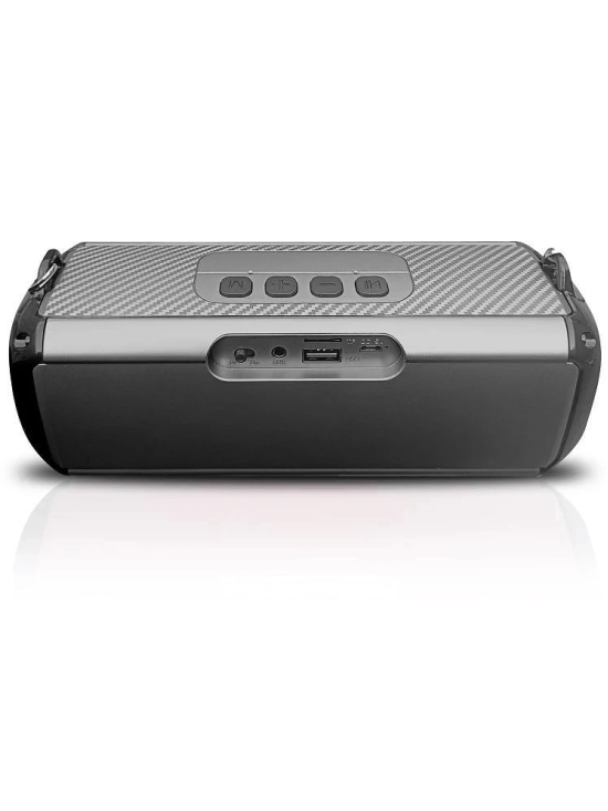 hitage BS 414 BIG SPEAKER 5 W Bluetooth Speaker Bluetooth V 5.0 with USB,Aux,3D Bass Playback Time 12 hrs Grey - Grey