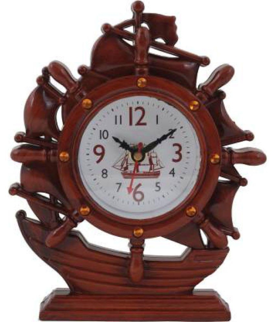 Sigaram Analog Plastic Table Clock - Pack of 1