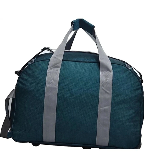 LEXCORP - Green Polyester Duffle Bag - Onesize