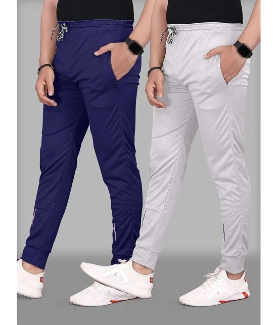 Gazal Fashions - Multicolor Polyester Mens Trackpants ( Pack of 2 ) - None