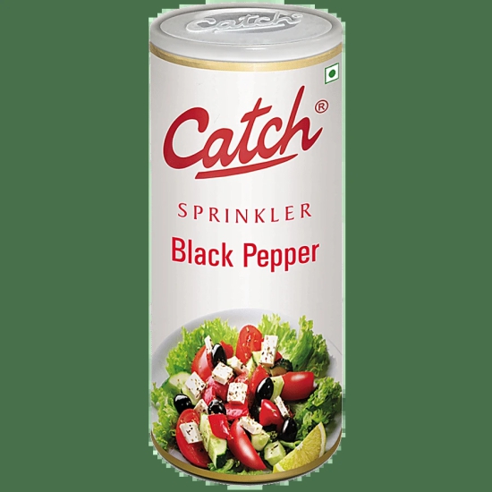 Catch Black Pepper Sprinkler - Adds Flavour & Aroma, 50 G Can