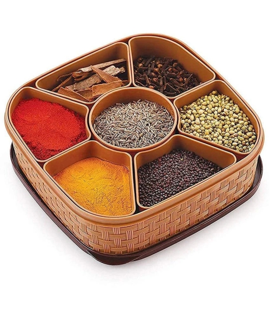 Handa Plastic Assorted Spice Container ( Set of 1 ) - Assorted